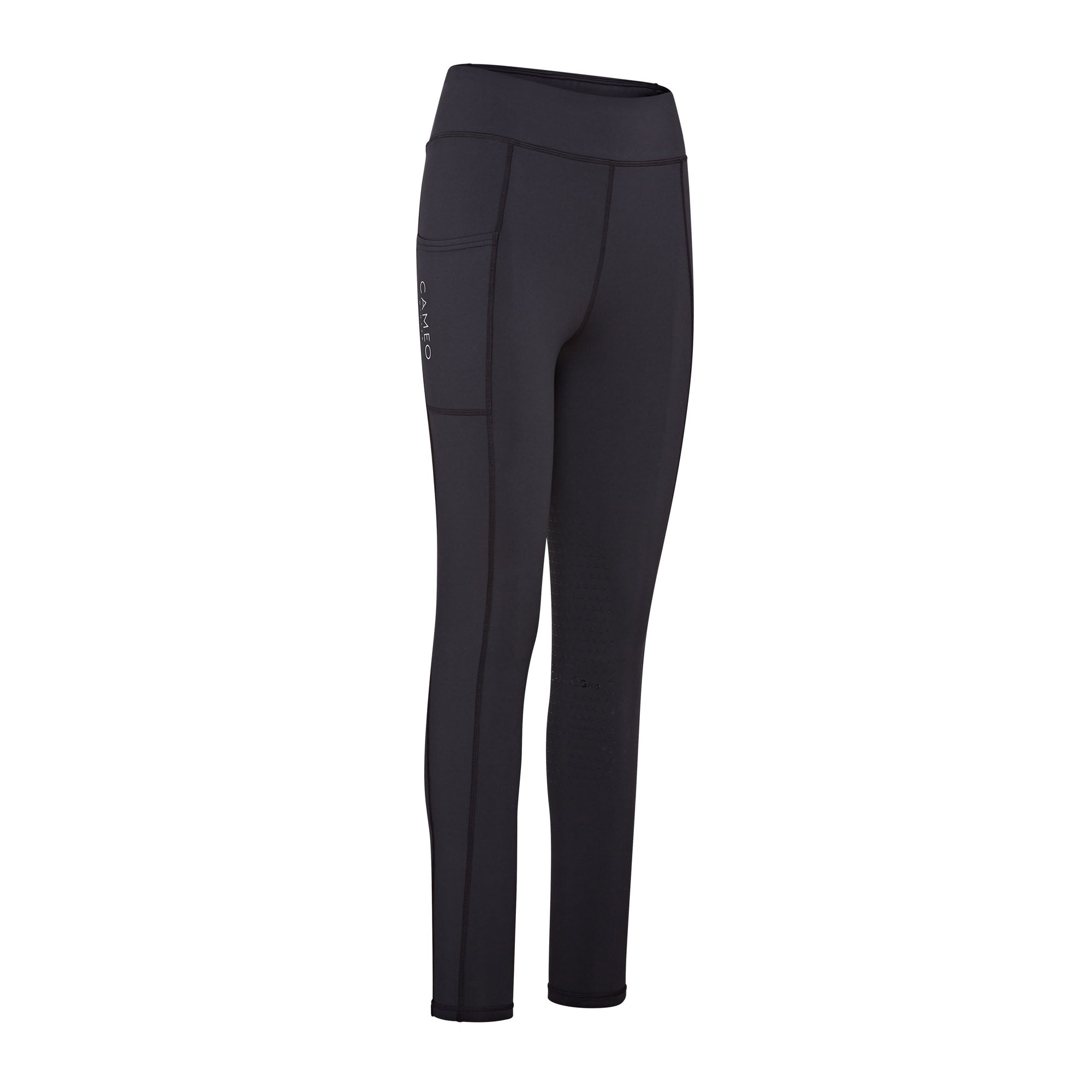 CAMEO Winter Riding Tights Navy Equestrian Women's Leggings with Pocket