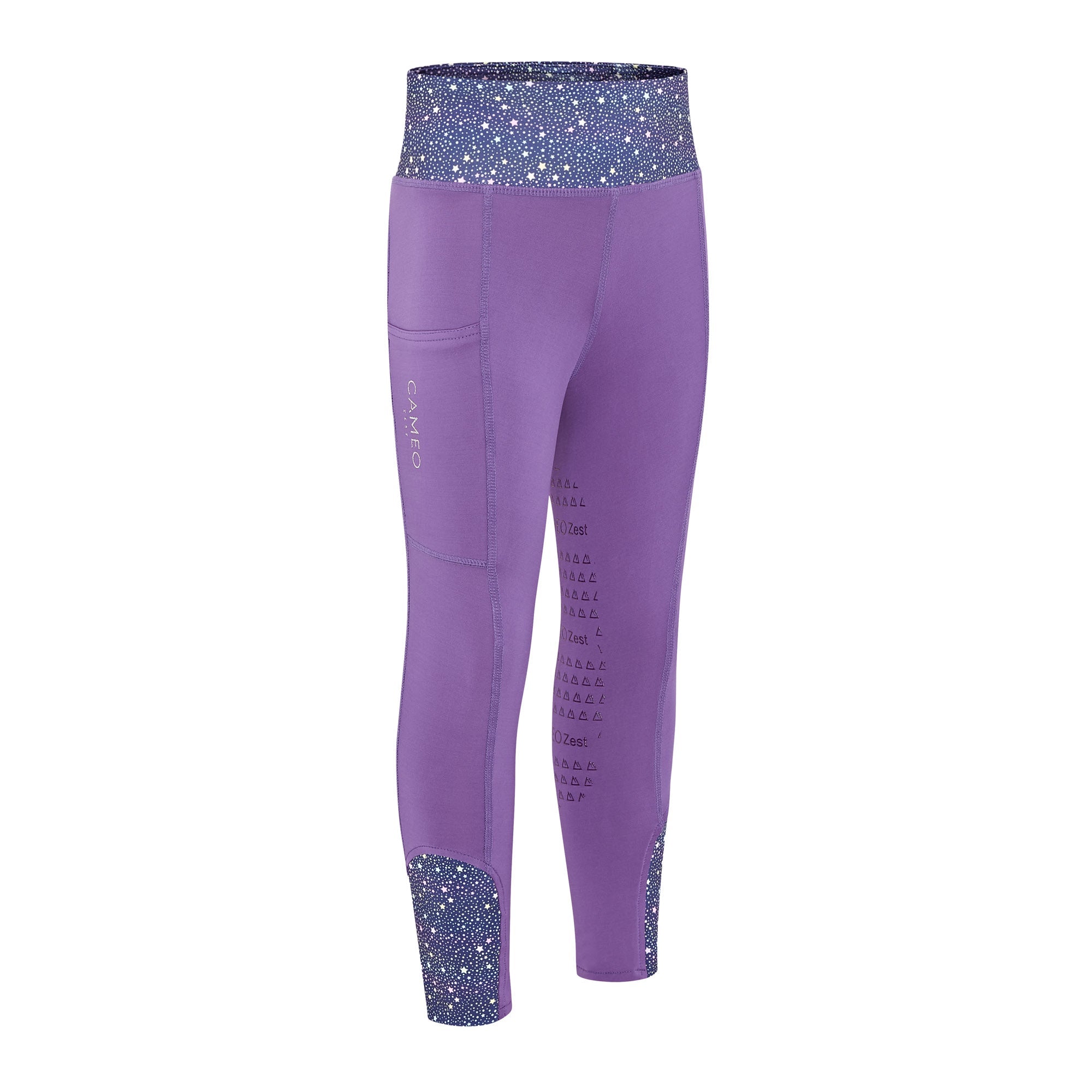 CAMEO Junior Zest Riding Tights - Performance Equestrian Leggings for Kids - Equiflair