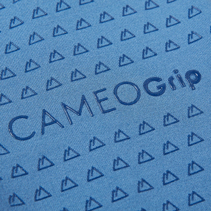 CAMEOgrip Junior Winter Riding Tights Blue: Grip Fabric, Mountain Pattern - Equestrian Clothing