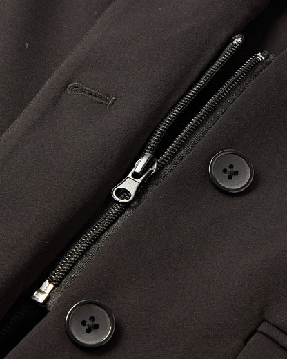 Cameo Ada Black Show Jacket: Equestrian Competition Apparel with Hidden Zip & Double Pockets