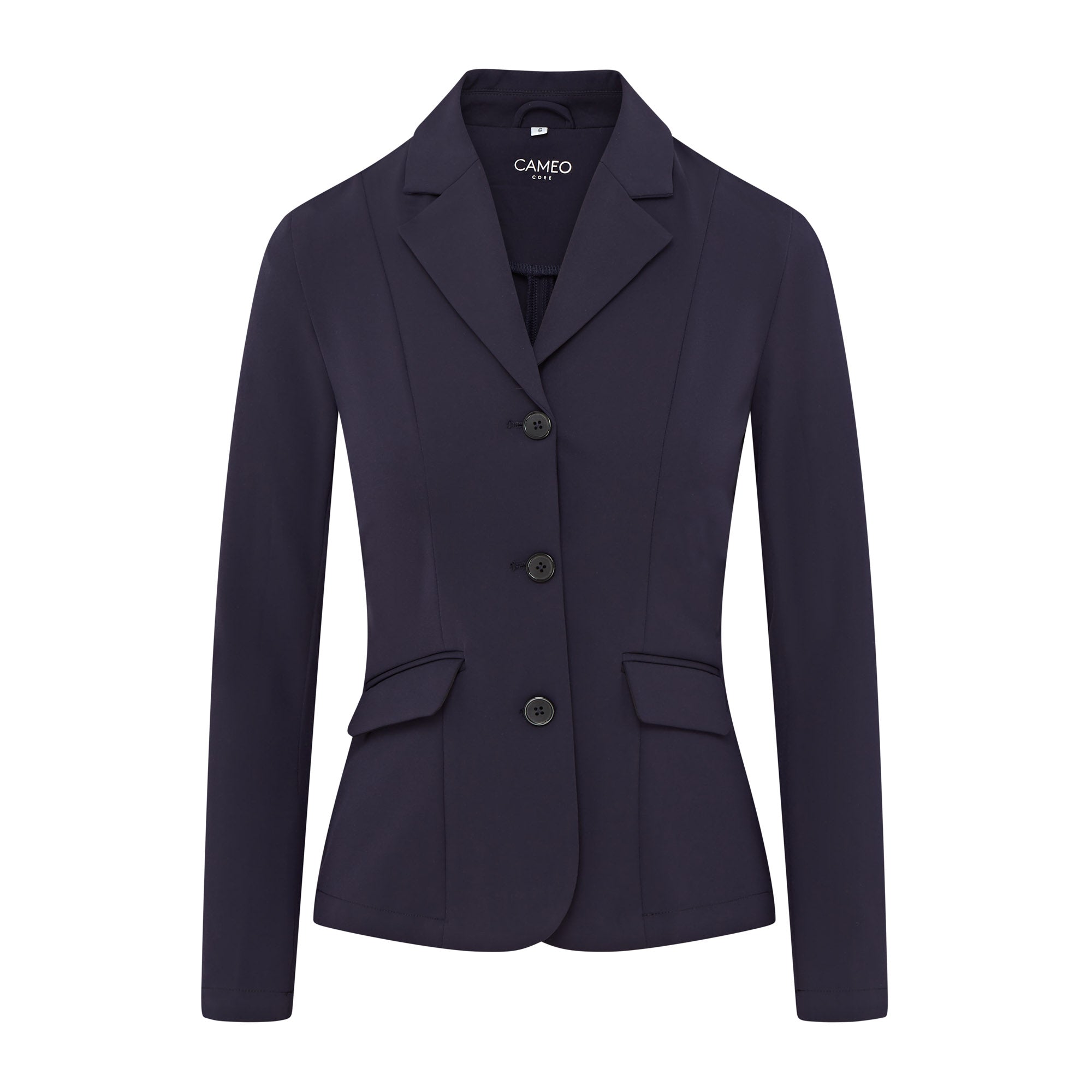 CAMEO ADA Show Jacket - Navy Blue Equestrian Competition Jacket for Women - Stretch Fitted