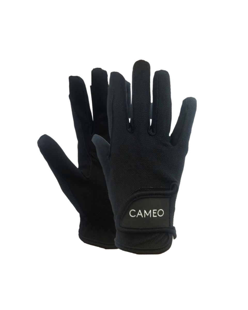 CAMEO Performance Riding Glove Black: Equestrian Close Contact Competition Gloves