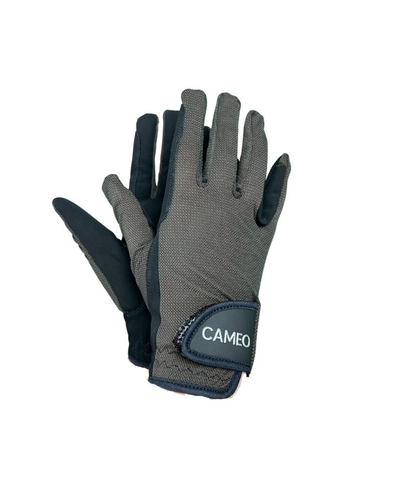 CAMEO Brown Performance Riding Gloves - Equestrian Gloves for Competition & Daily Use