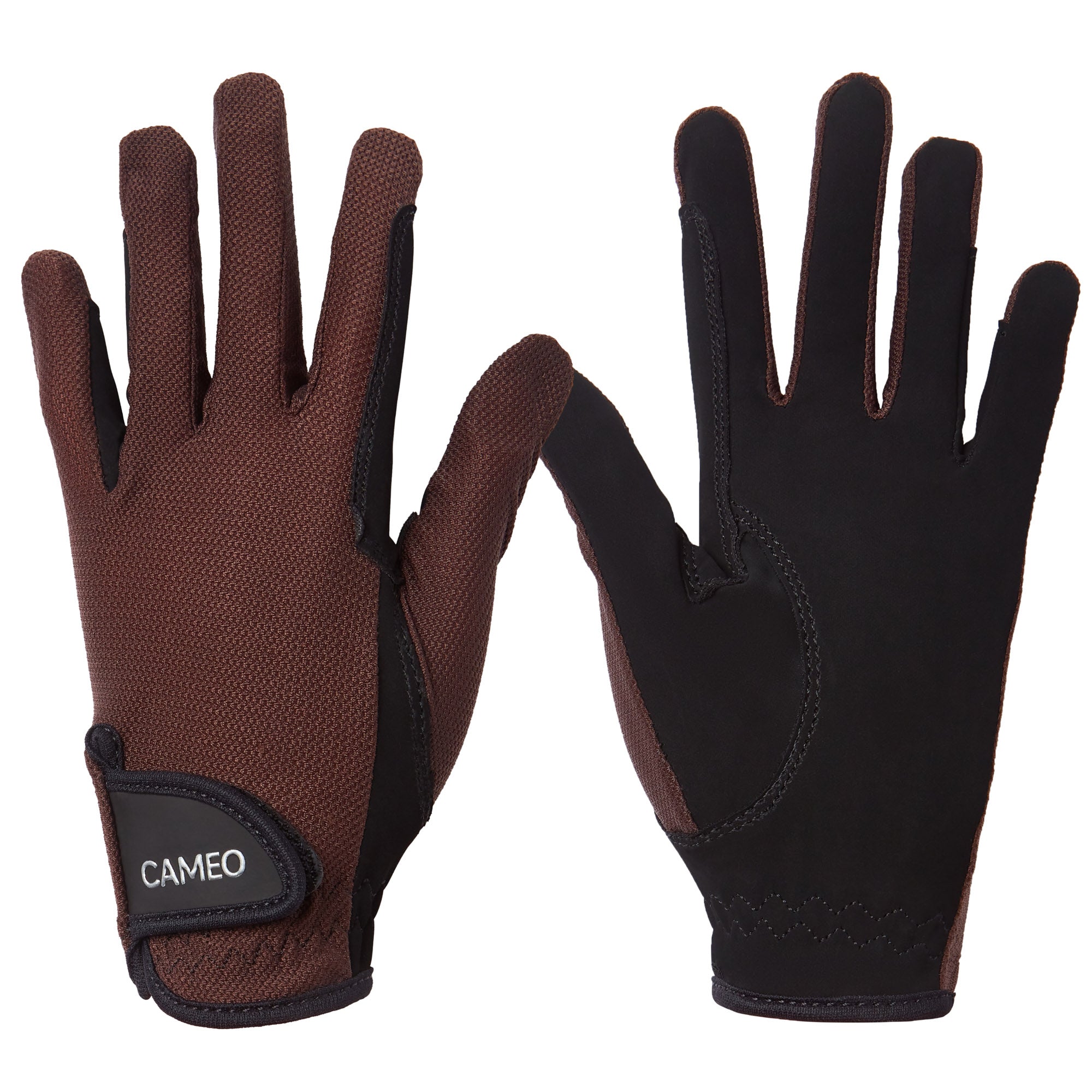Cameo Junior Performance Riding Gloves - Teal - Equestrian Close Contact Gloves