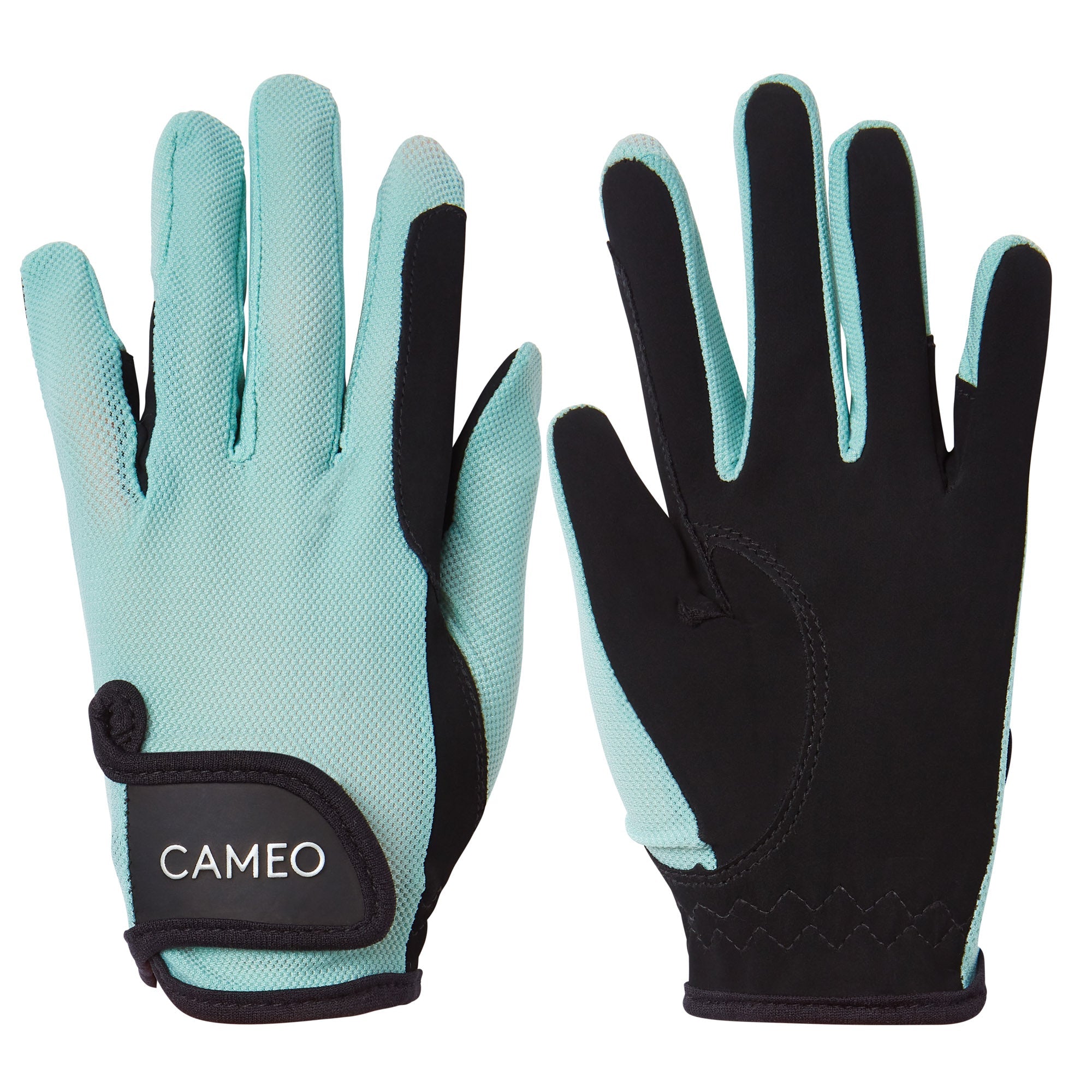 CAMEO Junior Teal Riding Gloves - Performance Horseback Riding Gloves for Kids