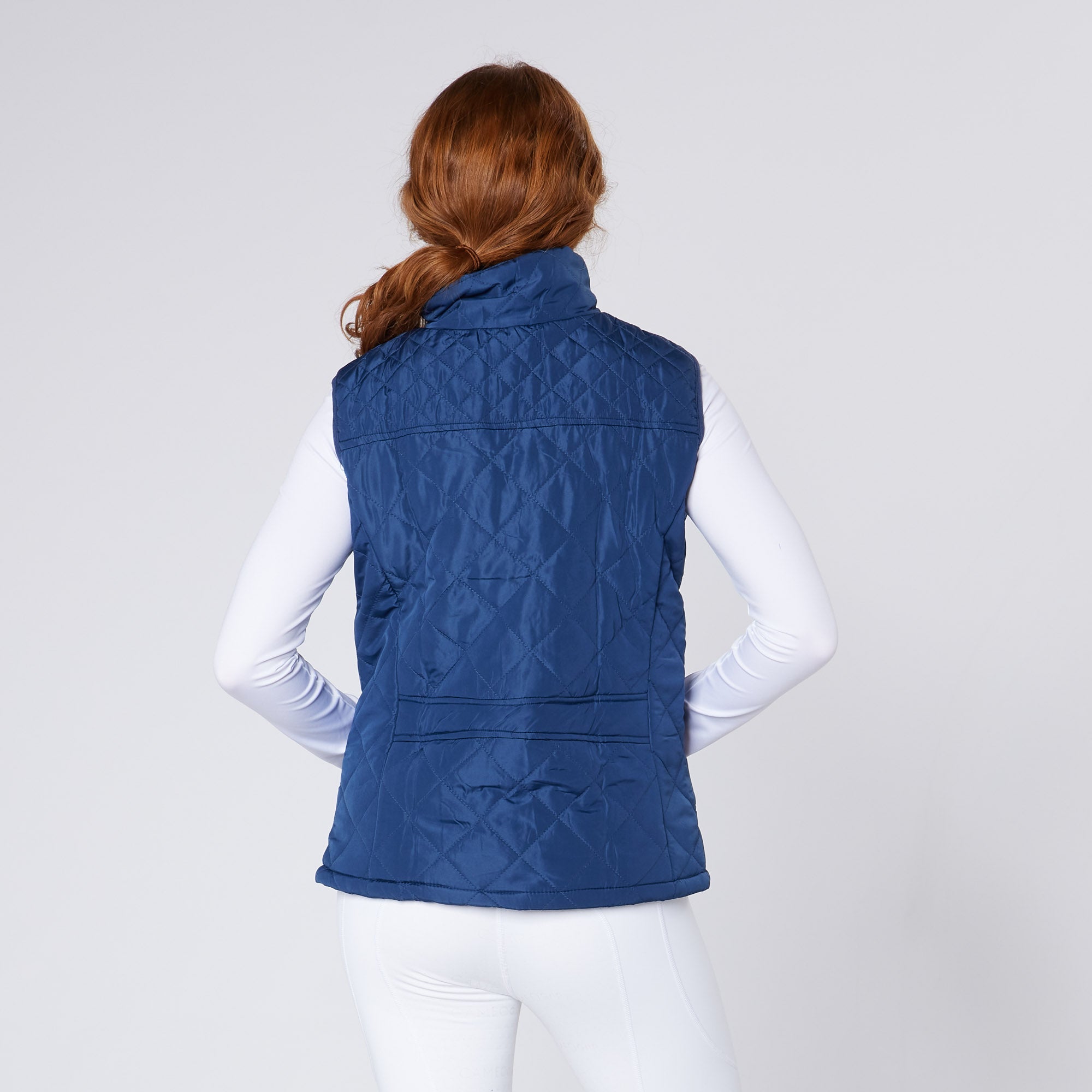 CAMEO ALL SEASON GILET NAVY - Women's Vest, Equiflair Riding Apparel