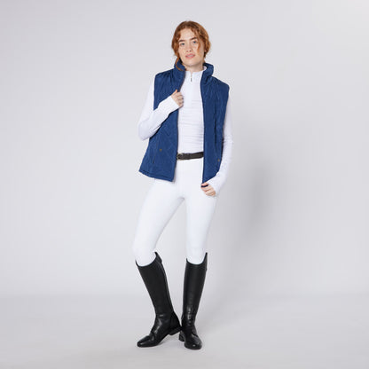 CAMEO ALL SEASON GILET NAVY - Stylish Equestrian Vest for Women | Equiflair