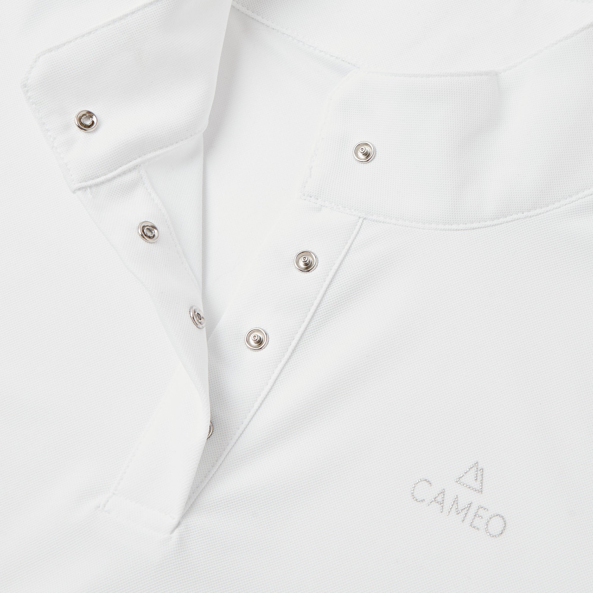 Cameo Junior Charlotte White Show Shirt | Equiflair Competition Apparel