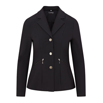 CAMEO Aspire Black Equestrian Riding Jacket - Tailored Show Jacket For Horse Shows, Competition Attire