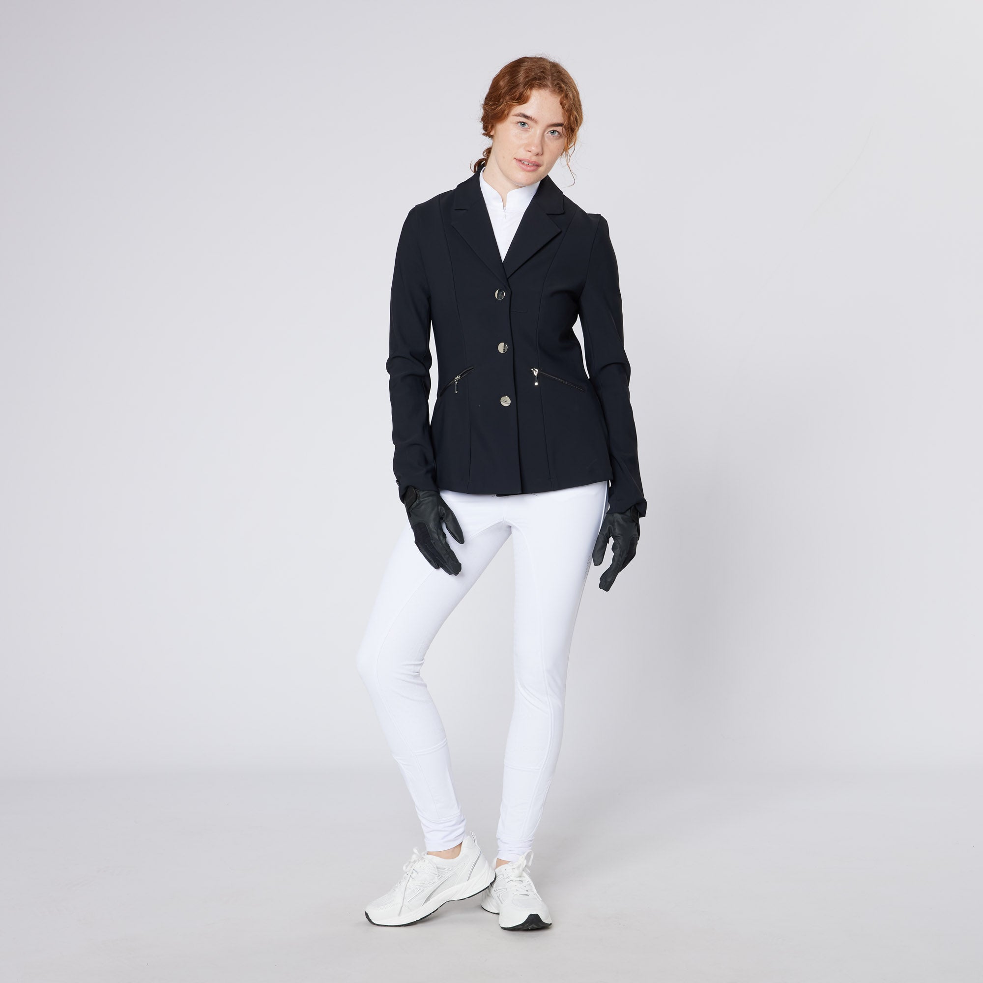 Cameo Aspire Black Show Jacket Equestrian Competition Attire | Equiflair