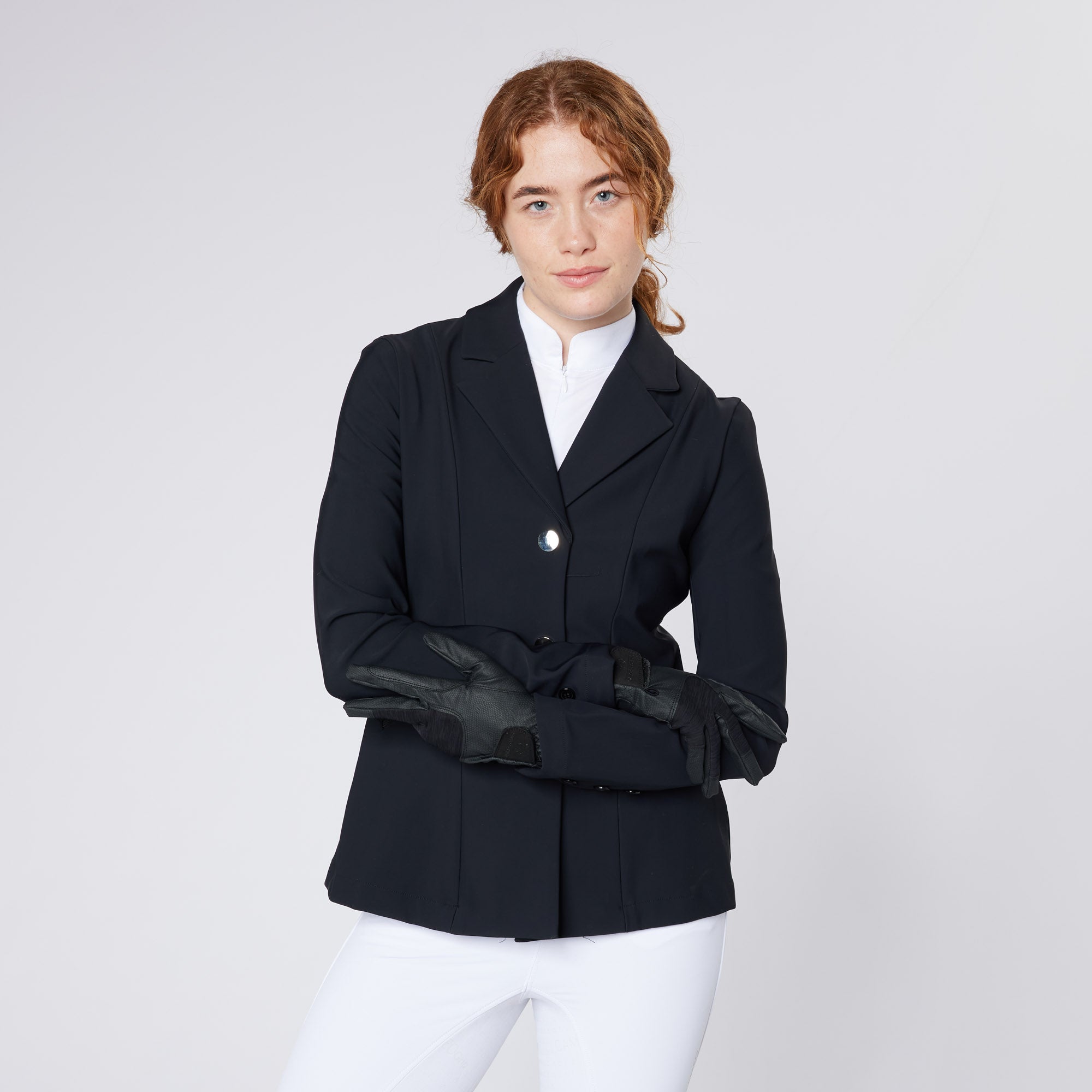 CAMEO ASPIRE Black Show Jacket - Equiflair Equestrian Competition Apparel