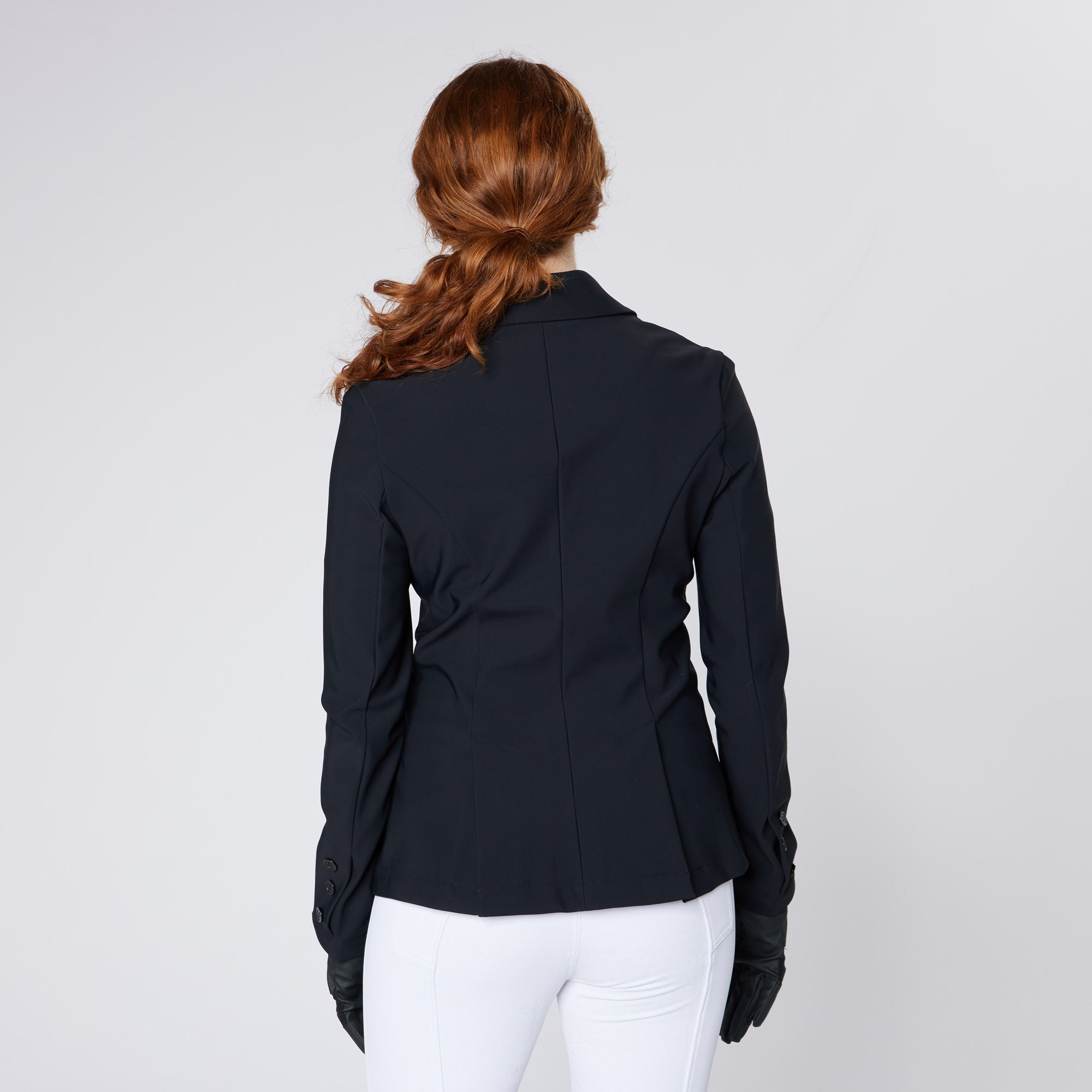 Cameo Aspire Black Show Jacket - Women's Equestrian Riding Apparel - Competition Ready