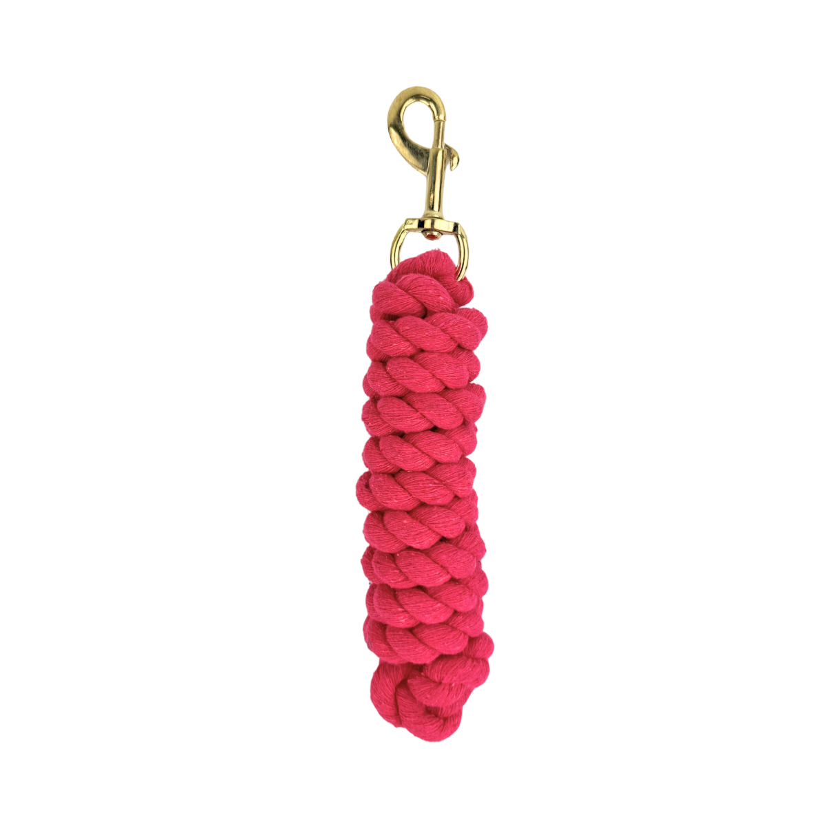 Hot Pink Cotton Horse Lead Rope with Snap Hook - Equiflair Equestrian Equipment
