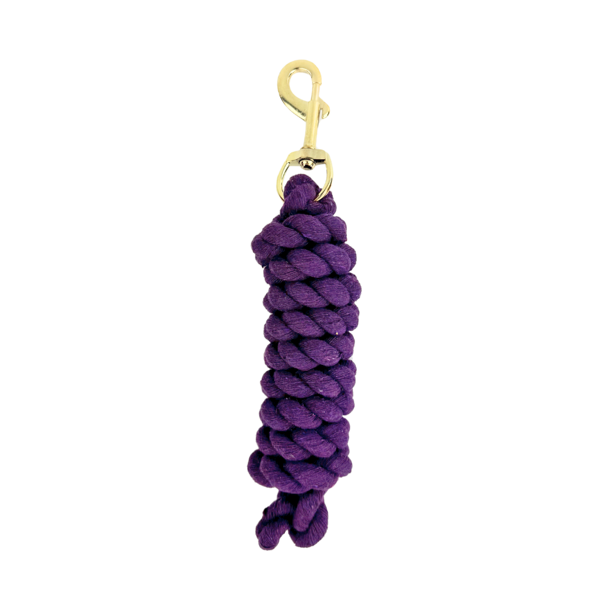 Equiflair CAMEO Deep Purple Cotton Horse Lead Rope - Premium Equestrian Handling Equipment