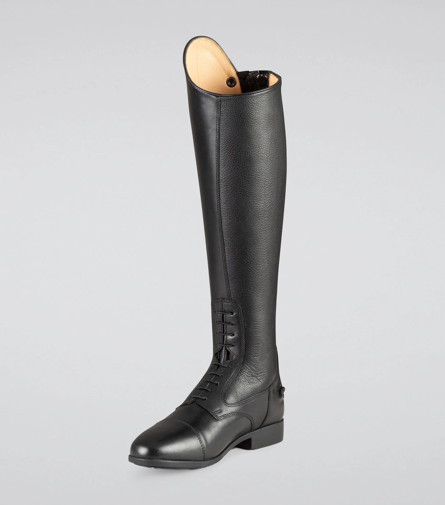 Premier Equine Ladies Leather Field Tall Riding Boots - Black Equestrian Boots | Stylish Ladies Boot