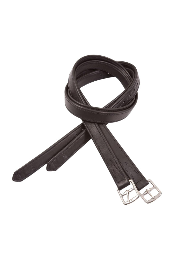 CAMEO Reinforced Soft Stirrup Leathers - Equestrian Horse Riding Gear - Equiflair Stainless Steel Buckles - Stirrup Irons…
