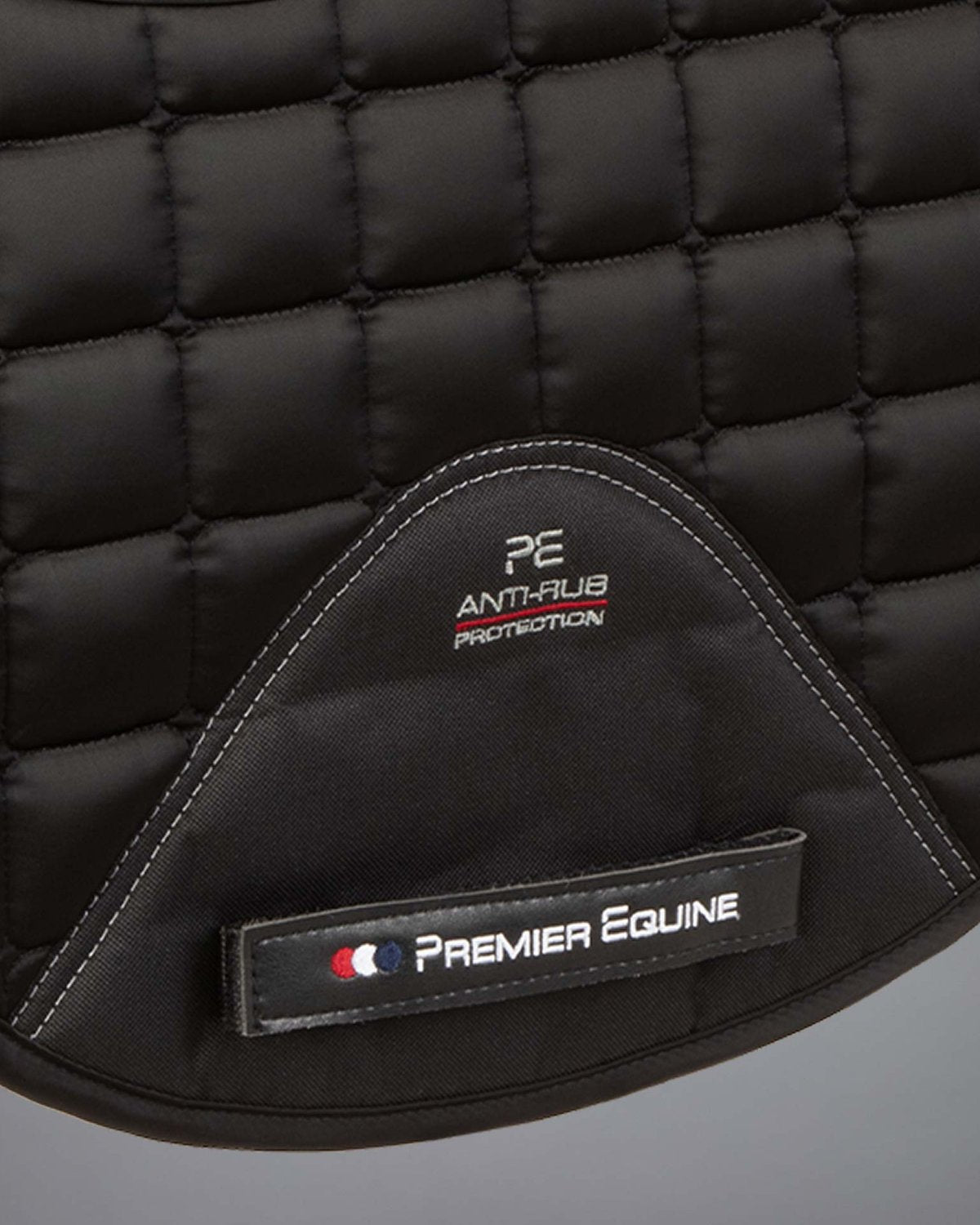 Premier Equine Capella Black Dressage Saddle Pad with Merino Wool - Anti-Slip, Anti-Rub Protection for Horses