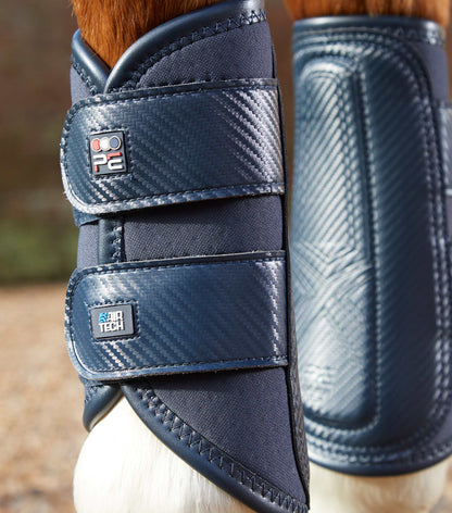 PREMIER EQUINE Carbon Air-Tech Brushing Boots Navy | Horse Leg Protection | Equiflair