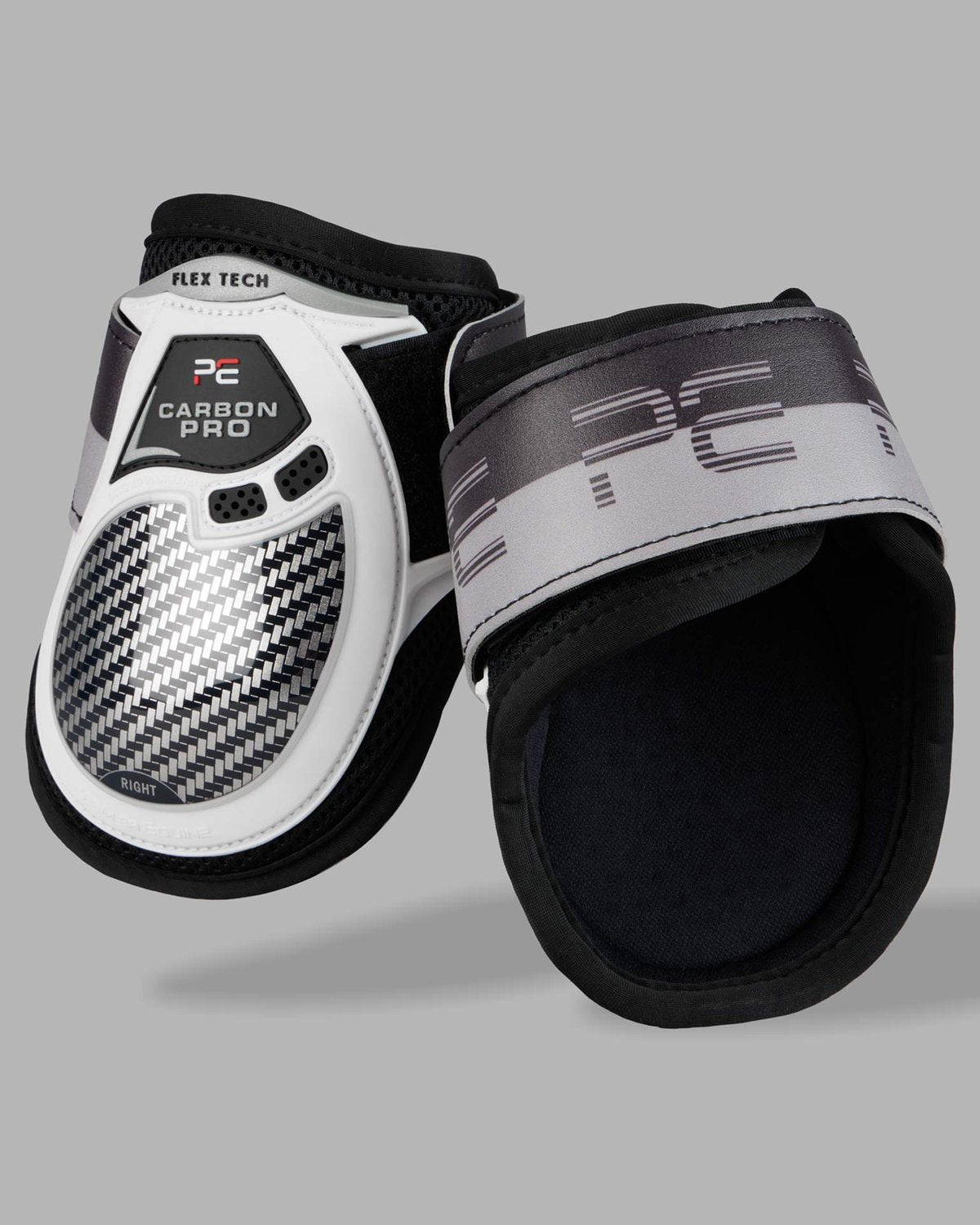 PREMIER EQUINE Carbon Pro Fetlock Boots - White. Equine Leg Protection | Equiflair