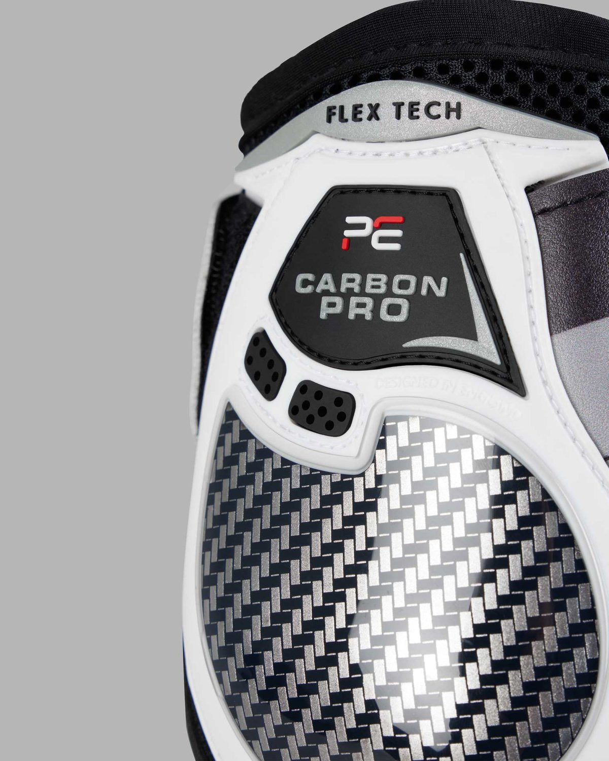 Premier Equine Carbon Pro Fetlock Boots White | Equine Leg Protection | Carbon Fiber