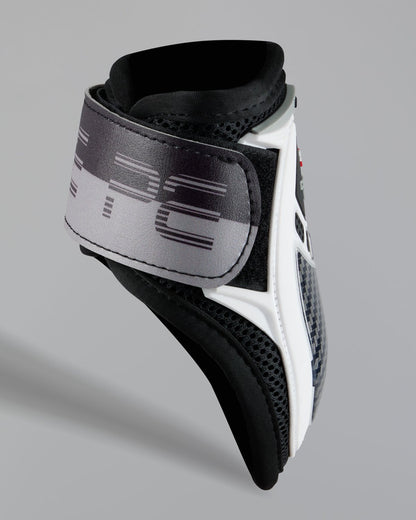 Premier Equine Carbon Pro Fetlock LITE Boots White: Horse Leg Protection, Carbon Fiber, ACF Shock Absorption