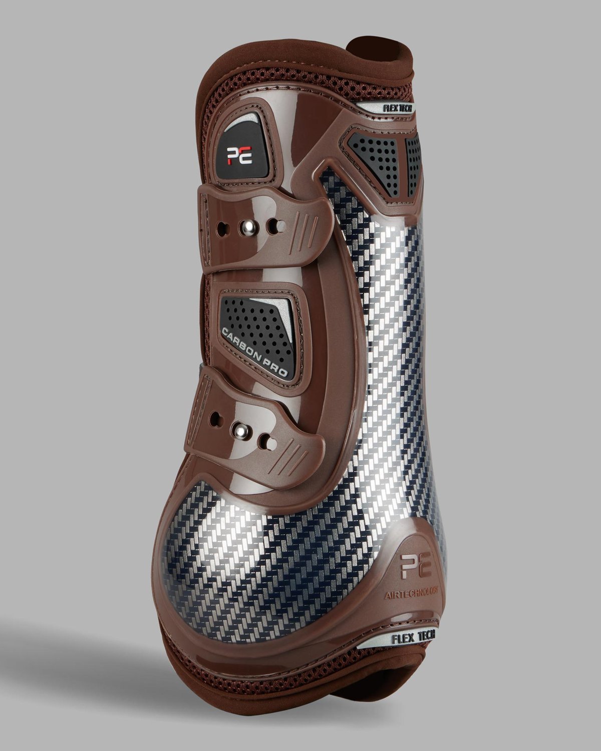 Premier Equine Carbon Pro Tendon Boots - Brown Equestrian Horse Riding Leg Protection | Equiflair