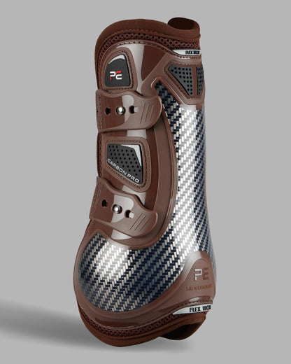 Premier Equine Carbon Pro Tendon Boots - Brown Equestrian Horse Riding Leg Protection | Equiflair - Horse Boots