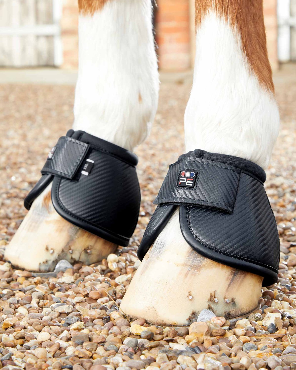 Premier Equine Carbon Tech Kevlar No-Turn Over Reach Boots Black