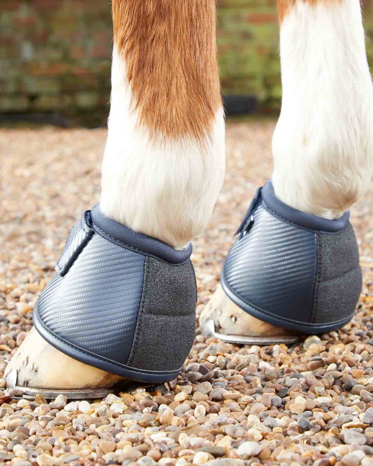 Premier Equine Carbon Tech Kevlar No-Turn Over Reach Boots Navy