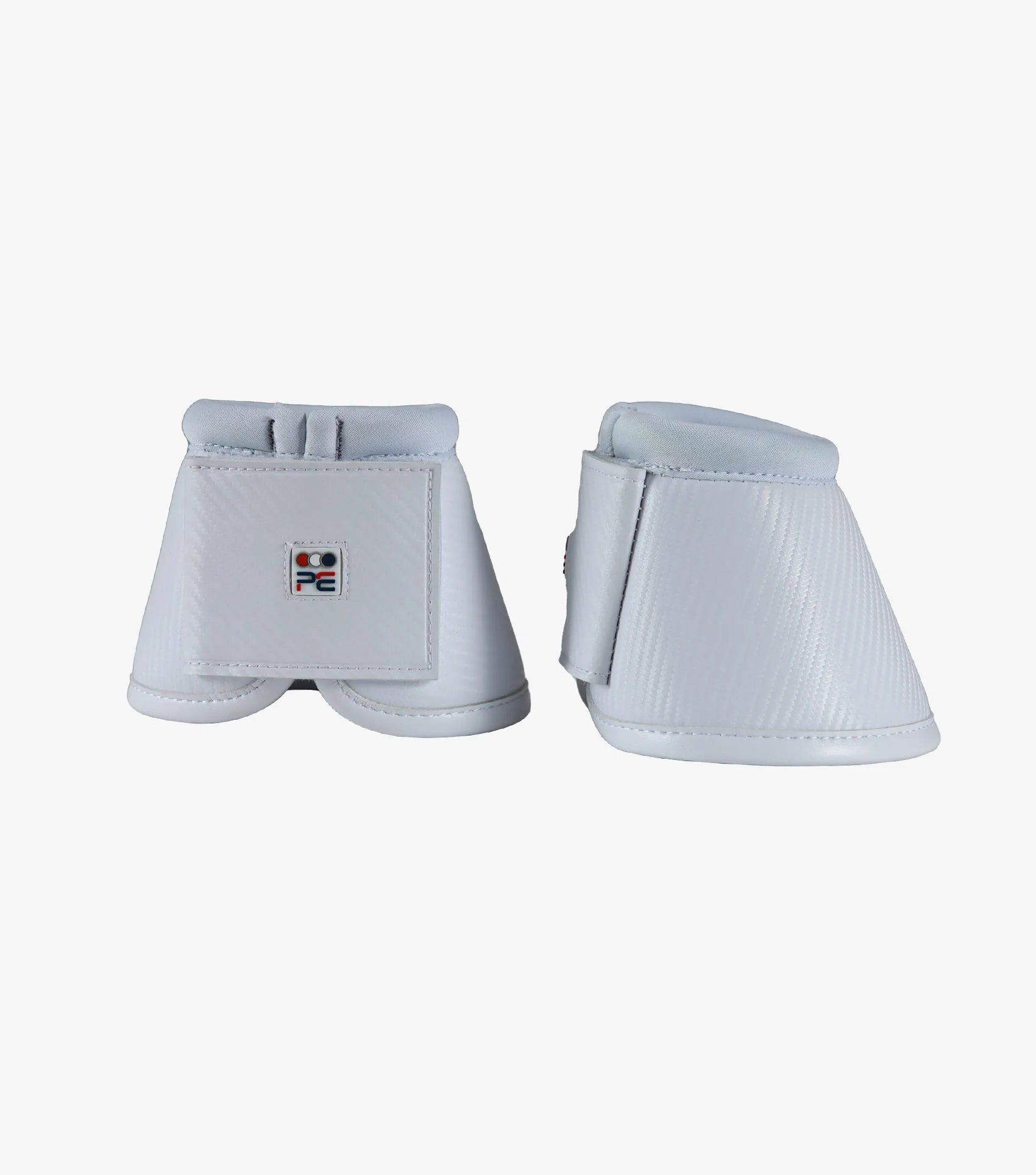 PREMIER EQUINE Carbon Wrap Over Reach Boots White | Horse Leg Protection | Equiflair