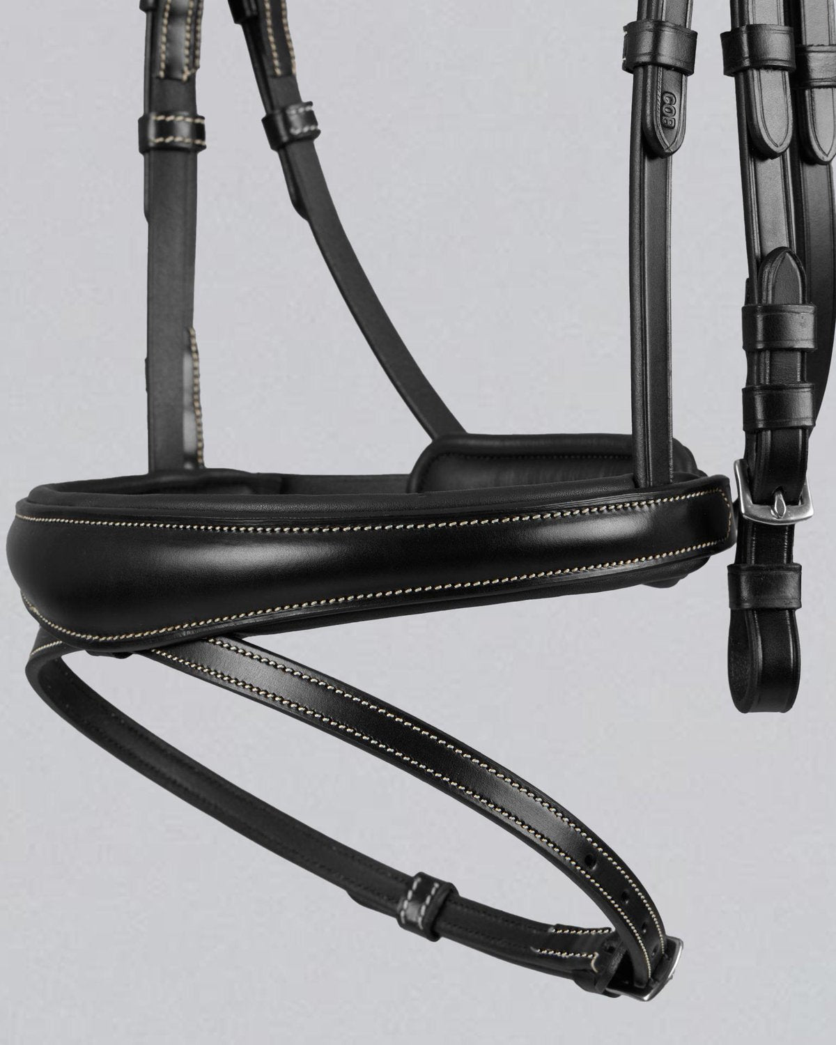 Premier Equine Cassano Snaffle Bridle Black Leather | High-Quality Horse Tack for Riding