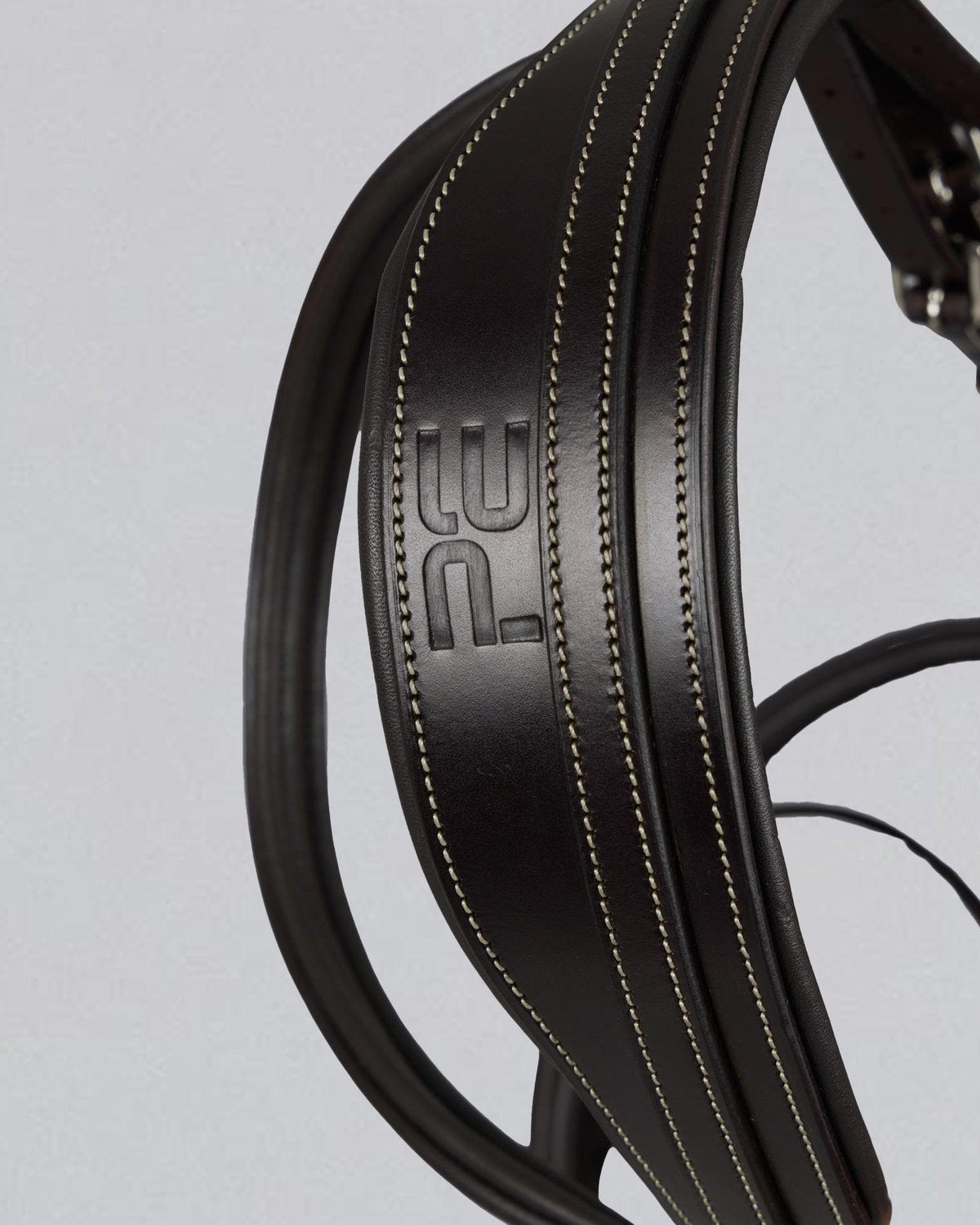Premier Equine Cassano Brown Leather Snaffle Bridle: Padded, Flash Noseband. Elegant Equestrian Tack from Equiflair.