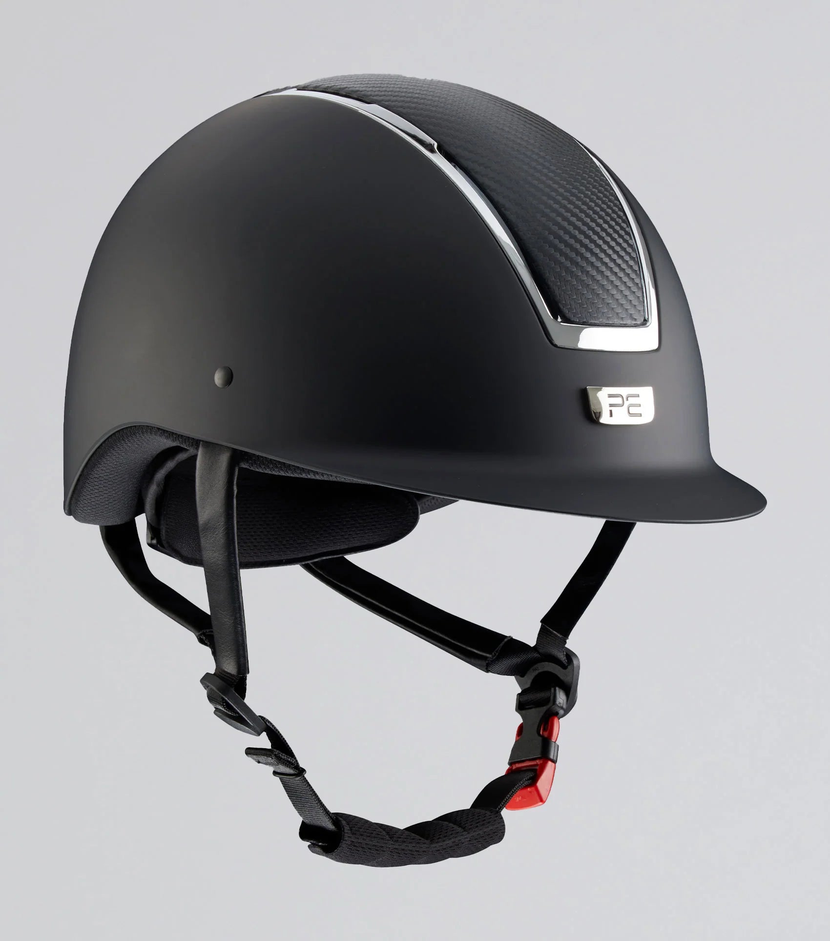 Premier Equine Centauri Black Riding Helmet: Certified Equestrian Safety, Ventilation, & Comfort