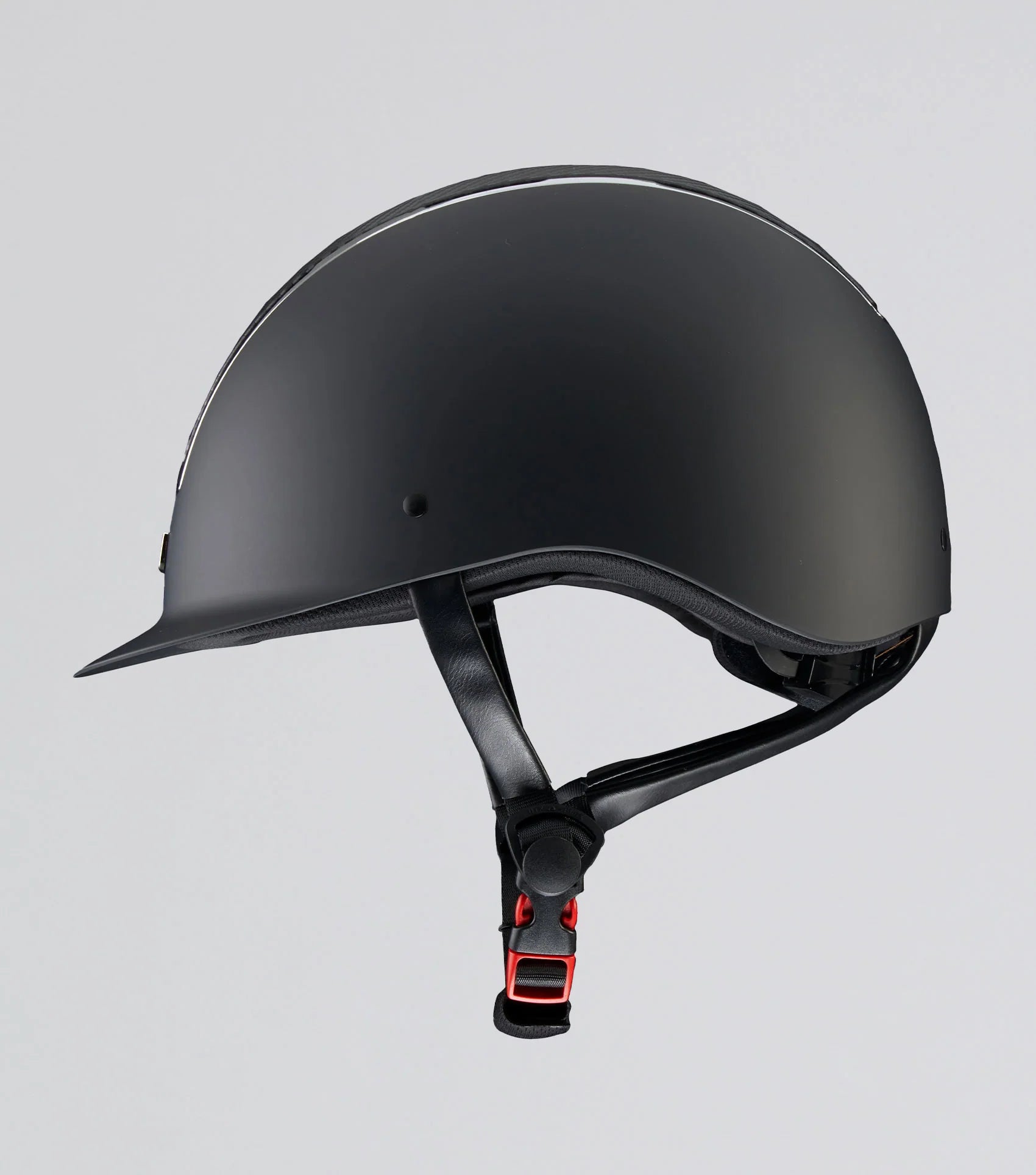 Premier Equine Centauri Black Horse Riding Safety Helmet - Kitemarked, Adjustable Fit, Ventilation, High Gloss Finish