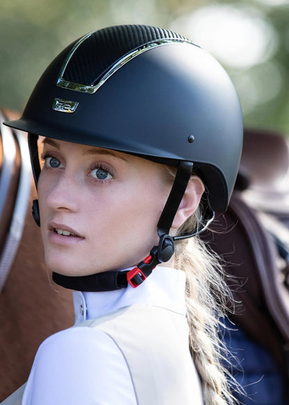 Premier Equine Centauri Space Black Horse Riding Helmet: Safety & Style for Equestrian Pursuits