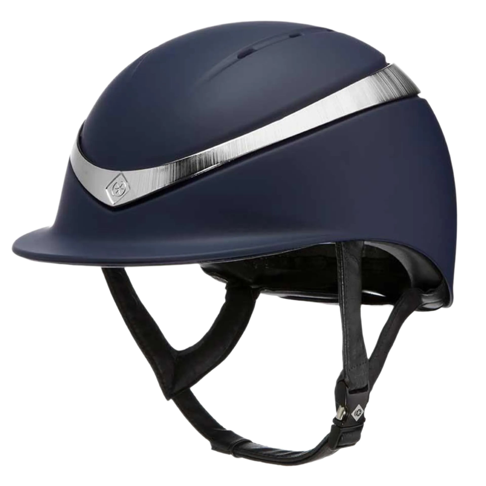 Charles Owen Halo Navy Riding Helmet - Stylish Equestrian Helmet with MIPS Safety