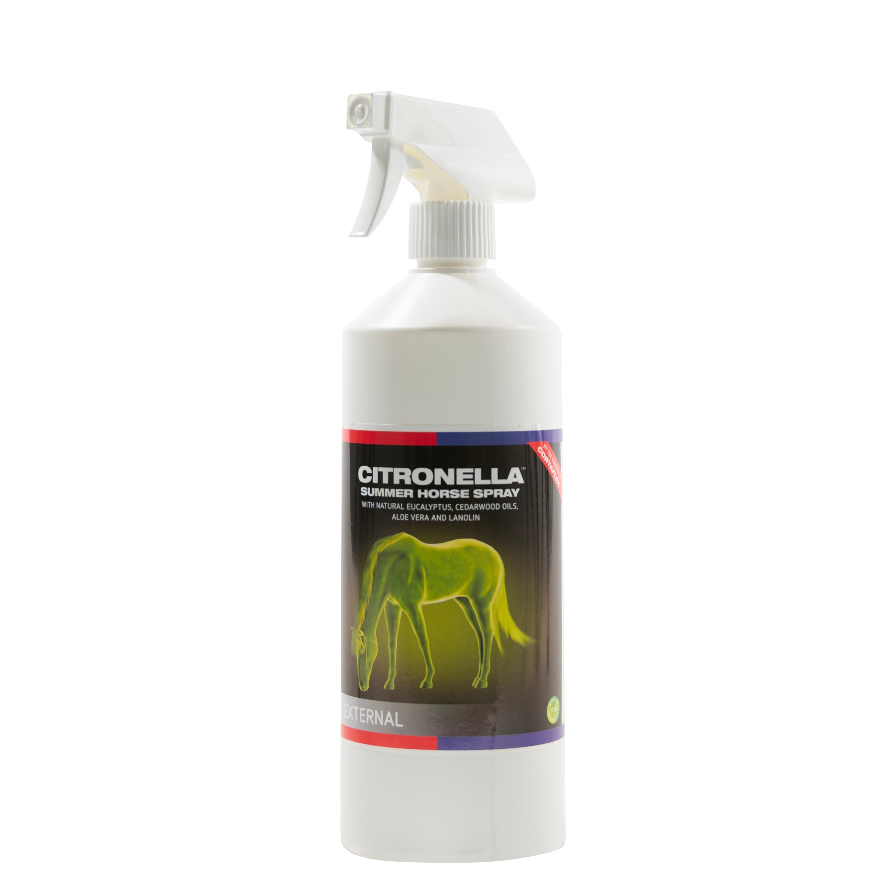 Equine America Citronella Horse Spray 1Ltr | Natural Fly Repellent & Coat Conditioner for Horses
