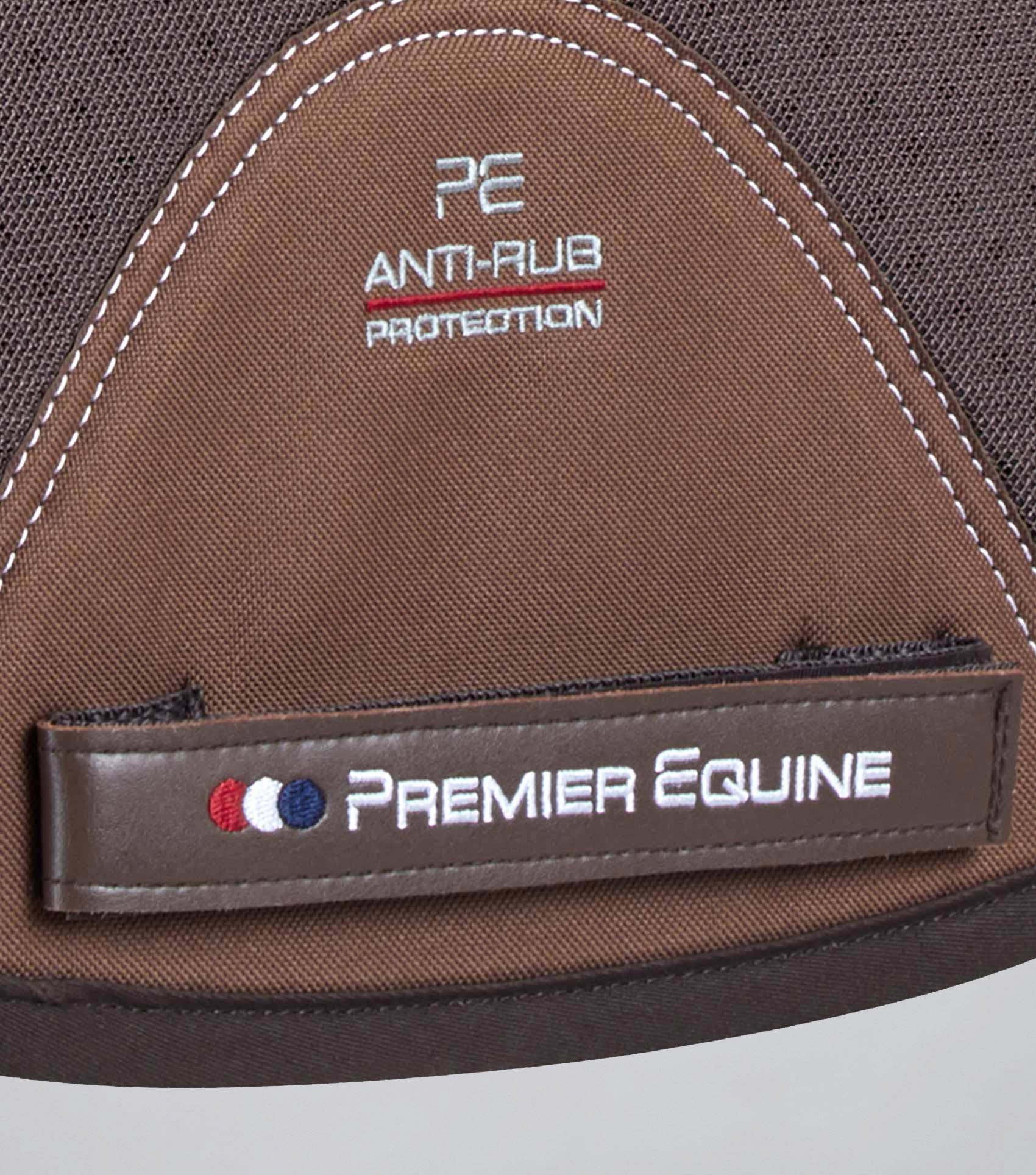 Premier Equine Saddle Pad: GP/Jump Square, Anti-Rub Protection, Airtechnology. High Wither Design. Merino Wool Shock Absorption.