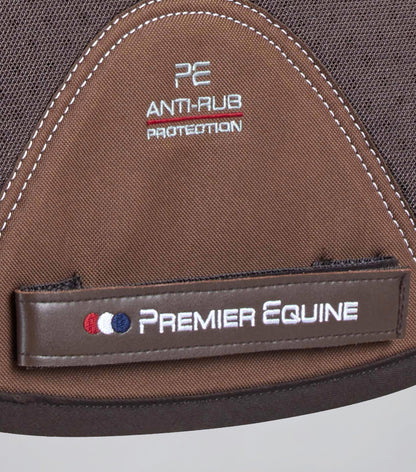 Premier Equine Saddle Pad: GP/Jump Square, Anti-Rub Protection, Airtechnology. High Wither Design. Merino Wool Shock Absorption.