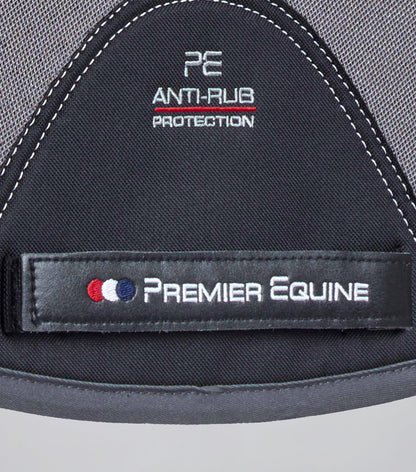 Premier Equine Airtechnology Shockproof Merino Wool GP/Jump Square Saddle Pad - Anti-Rub Protection