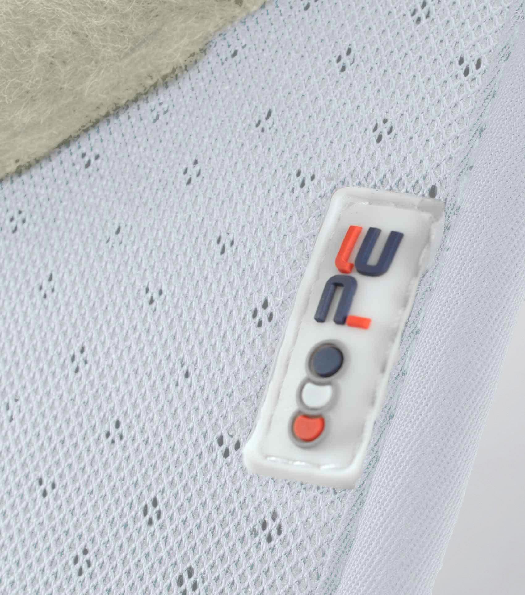 PREMIER EQUINE Airtechnology Shockproof Merino Wool GP/Jump Square Saddle Pad - White. Ultimate Horseback Riding Comfort!