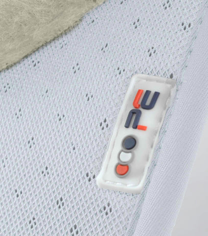 PREMIER EQUINE Airtechnology Shockproof Merino Wool GP/Jump Square Saddle Pad - White. Ultimate Horseback Riding Comfort!