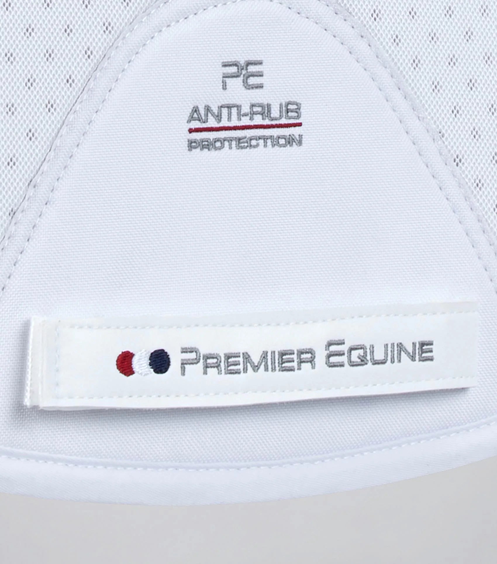 Premier Equine White Saddle Pad - Anti-Rub Protection, Equestrian Gear, Horse Riding Equipment