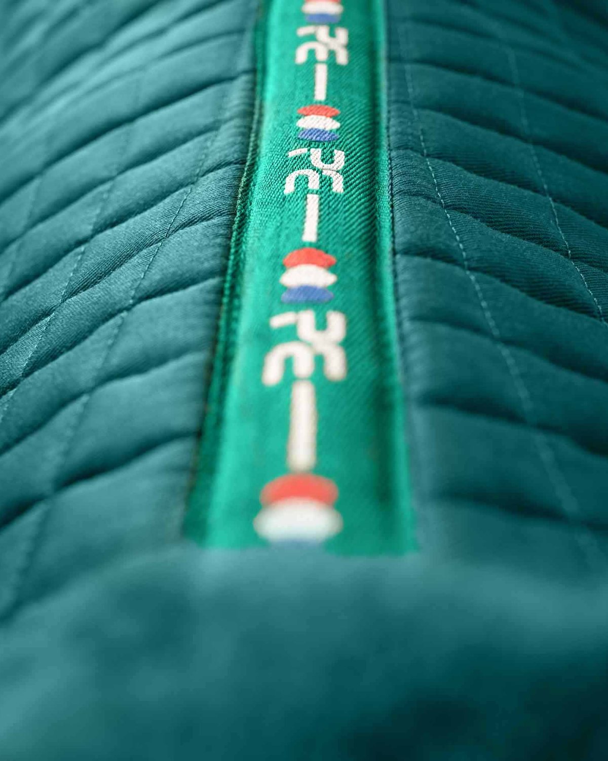 Premier Equine Green Merino Wool Dressage Saddle Pad: Close Contact, High Wither Design, Equine Comfort & Style