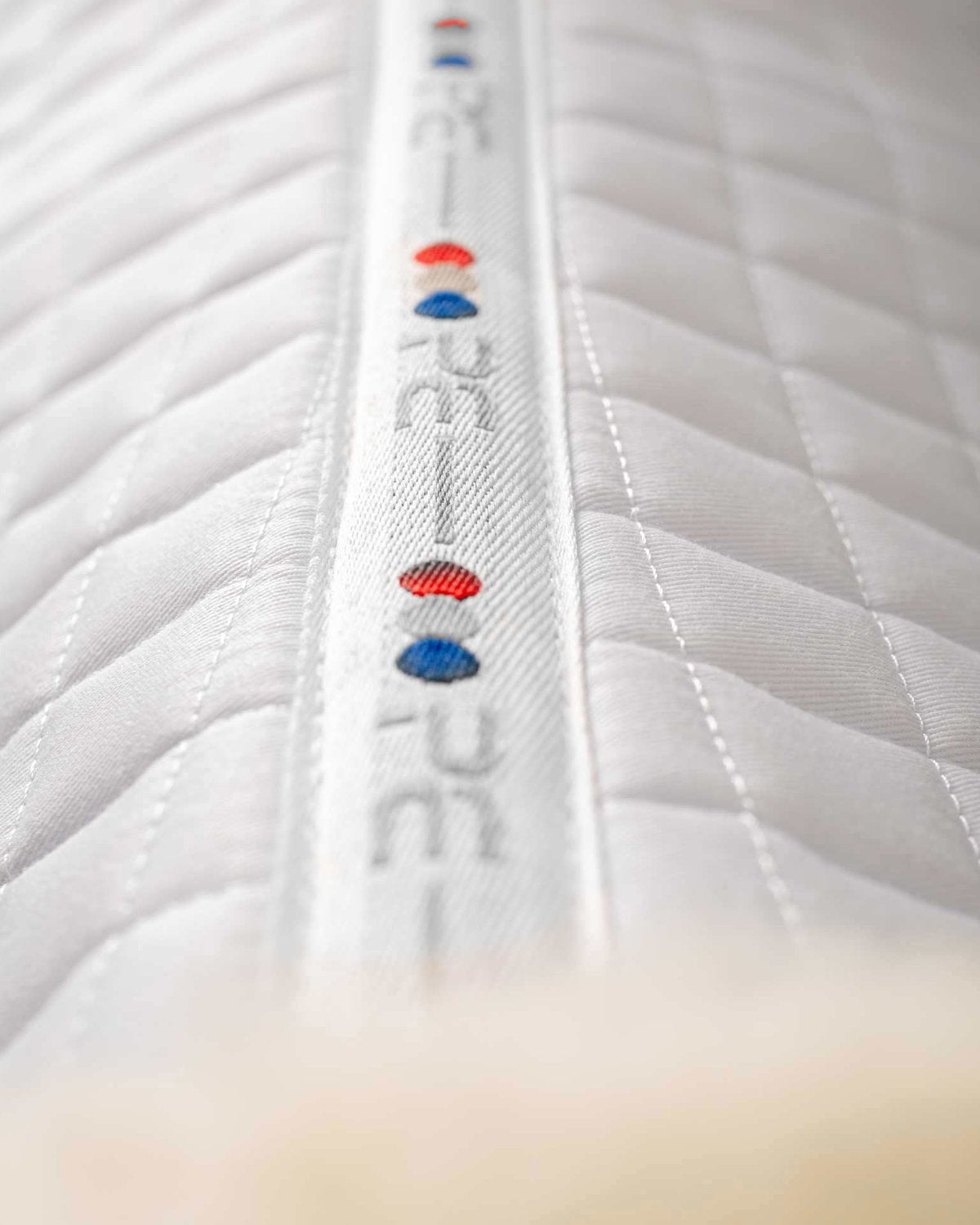 Premier Equine Merino Wool Dressage Saddle Pad - Close Contact White Square. Premium comfort for your horse!