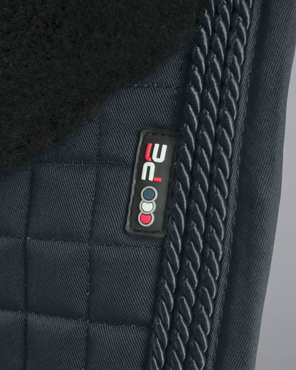 Premier Equine Pony Saddle Pad - Black Merino Wool Detail | Equestrian Tack