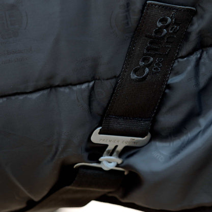 Premier Equine 100g Combo Horse Rug Liner, Black: Strap, Clip, Liner Detail