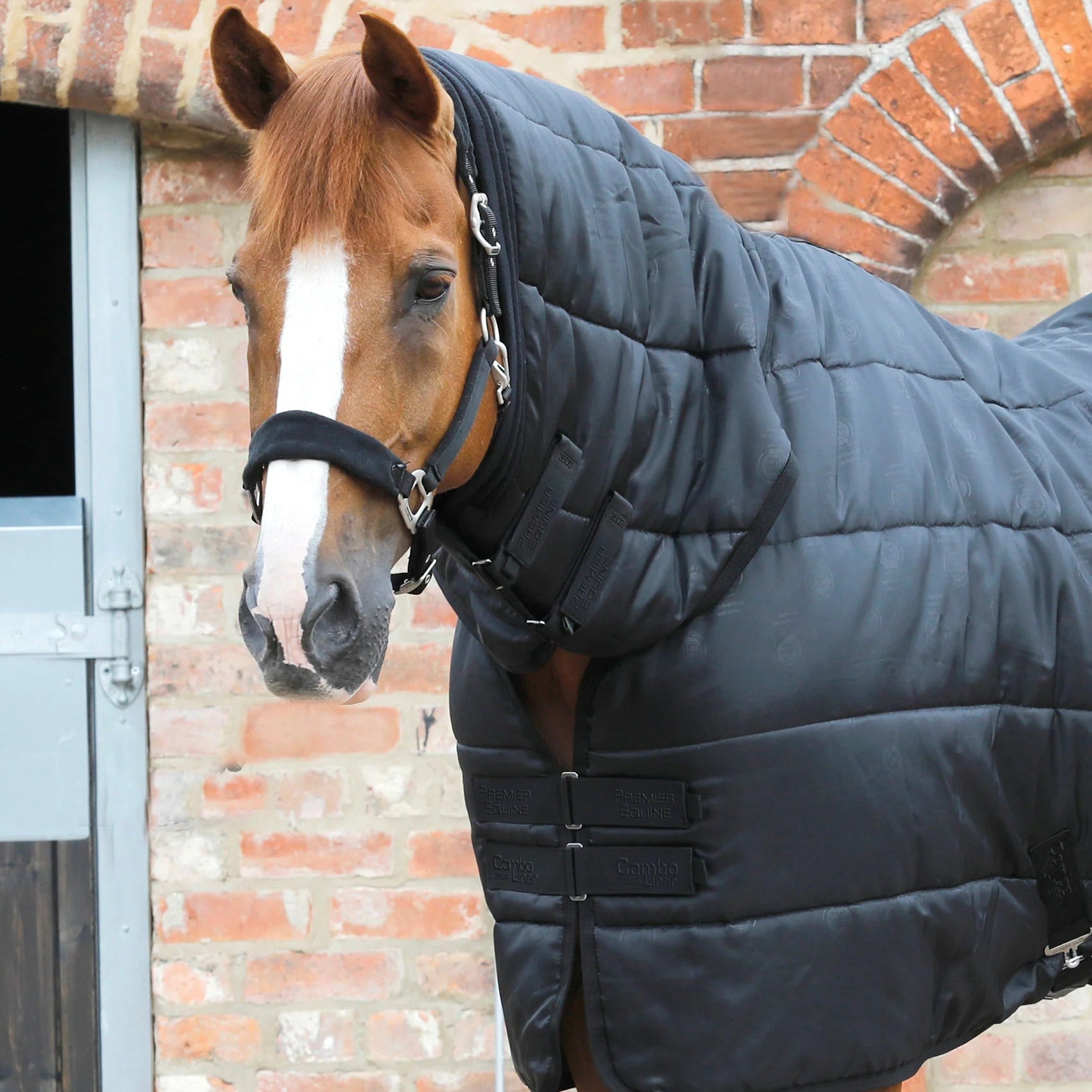 Premier Equine 350g Combo Horse Rug Liner in Black: Winter Horse Gear for Warmth & Comfort