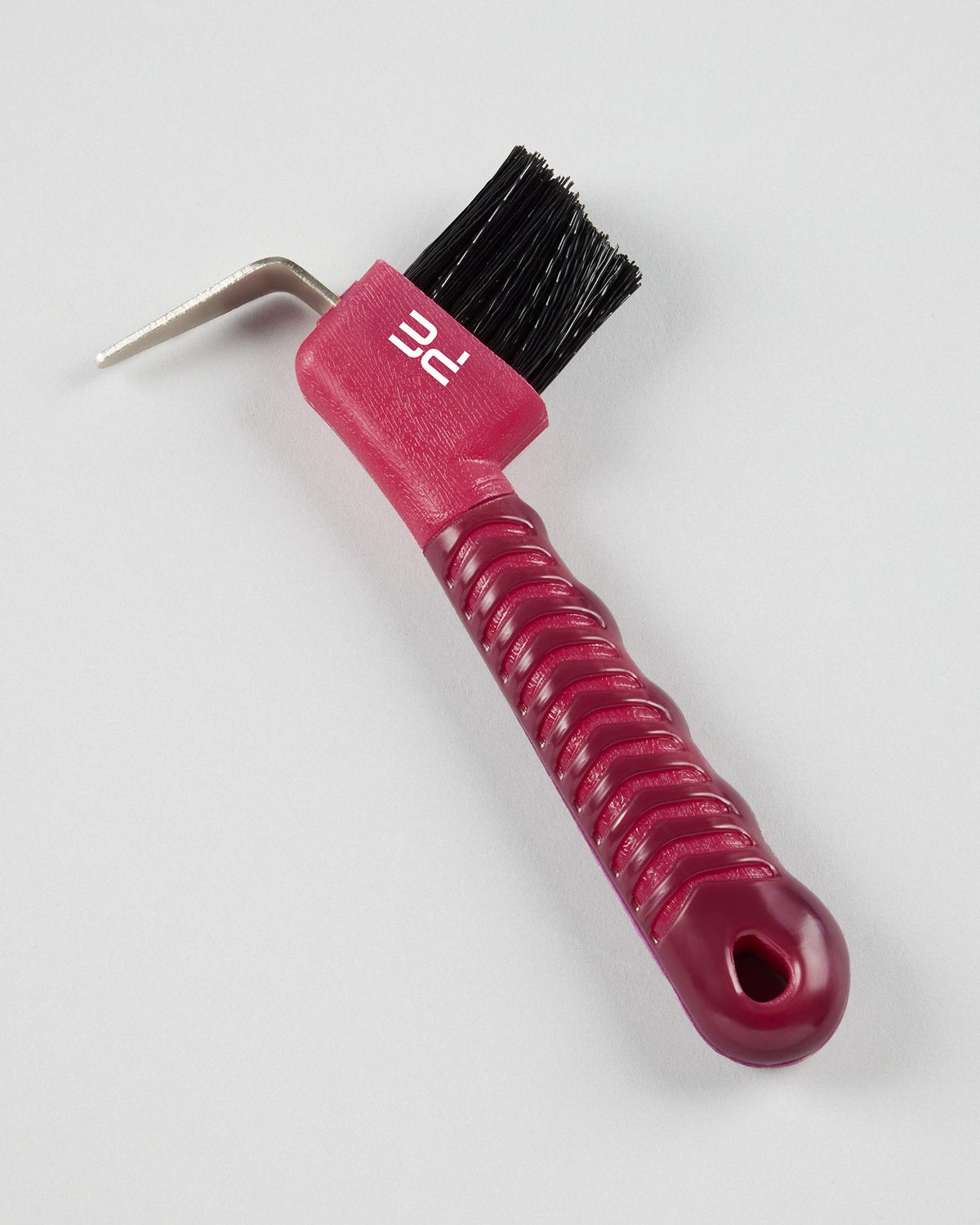Premier Equine Comfort Grip Hoof Pick Wine & Fuchsia - Horse Hoof Cleaning Tool - Hoof Care location-109746323830-instock…