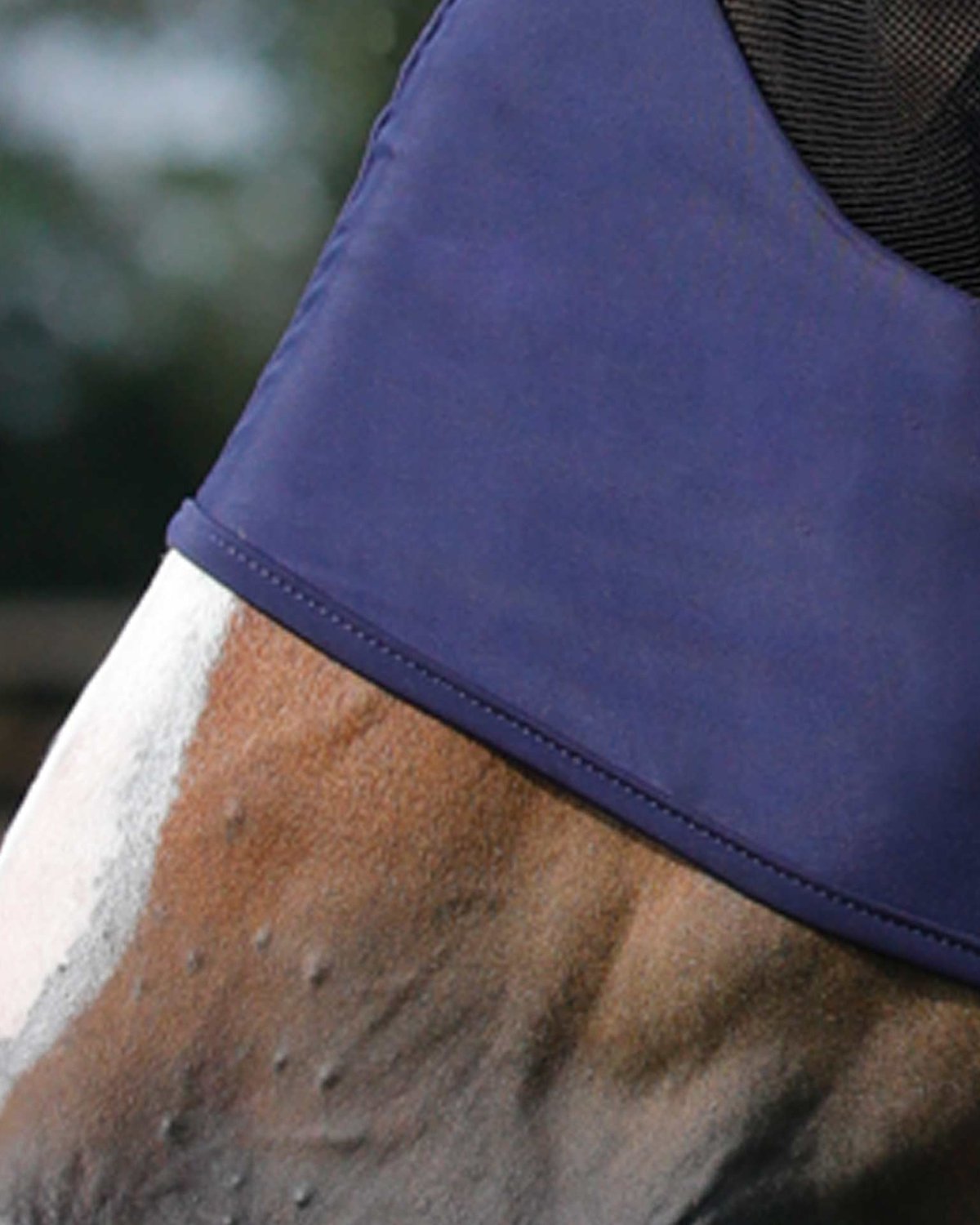 Premier Equine Comfort Tech Lycra Fly Mask Navy